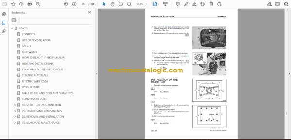 Komatsu SK818-5, SK820-5 Turbo Skid Steer Loader Shop Manual (WEBM005000) - Image 3
