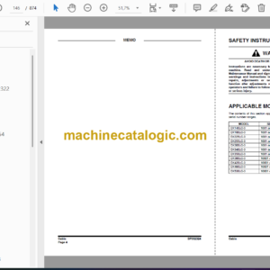 Doosan DX255LC-3 Hydraulic Excavator Shop Manual (Serial Number 1001 and Up)