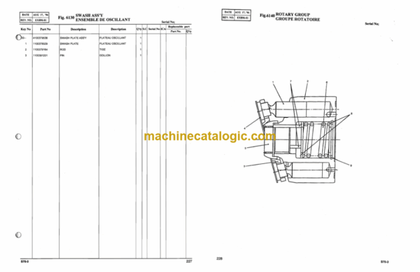 Daewoo Solar 70-3 Excavator Parts Manual - Image 4