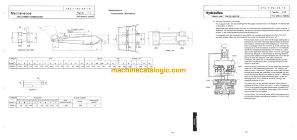 Sumitomo SH80-3 Hydraulic Excavator Service Text & Wiring Diagrams - Image 3