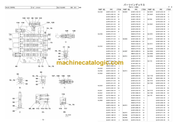 Sumitomo SH180LC-6 Hydraulic Excavator Parts Manual (WCL1806D-0W NZ) - Image 4