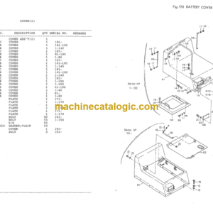 Daewoo DH220LC ED Excavator Parts Manual (Serial Number 0001 and Up)