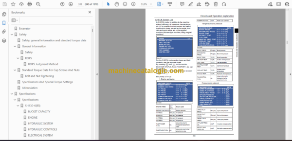 Sumitomo SH130-6, SH130LC-6 Hydraulic Excavator Service Manual (WLSM1306-00WNZ) - Image 2