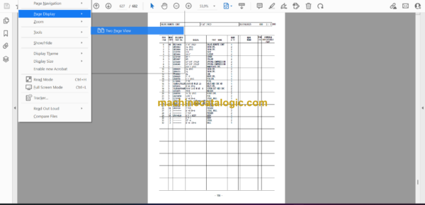 Sumitomo SH300-5 Hydraulic Excavator Parts Manual (WCL3005-0T) - Image 3