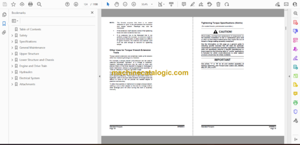 Doosan DX140LC Hydraulic Excavator Shop Manual (Serial Number 5457 and Up) - Image 2