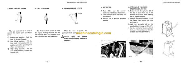 Komatsu JV28-1 Vibration Roller Operation and Maintenance Manual (SEAM02670100) - Image 3