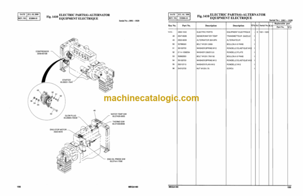 Doosan M160 Wheel Loader Parts Manual - Image 3