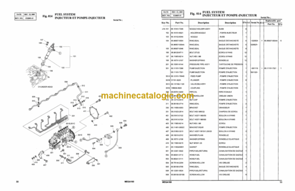 Doosan M160 Wheel Loader Parts Manual - Image 4