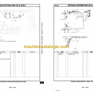 Doosan 430 Series Skid Steer Loader Parts Manual (Serial Number EM0AJ-00001 and Up EM0AN-00001 and Up)