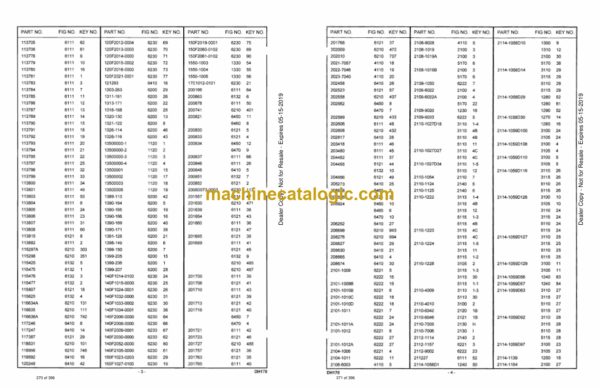 Doosan DH170 Excavator Parts Manual (Serial Number 0001 and UP) - Image 4