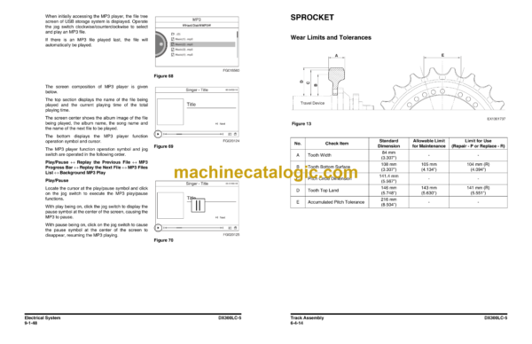 Doosan DX300LC-5 Hydraulic Excavator Shop Manual (Serial Number 1001 and Up) - Image 4