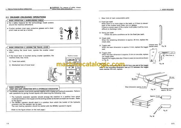 Komatsu BR300J-1, BR310JG-1 Mobile Crusher Operation and Maintenance Manual (SEAM004601) - Image 4