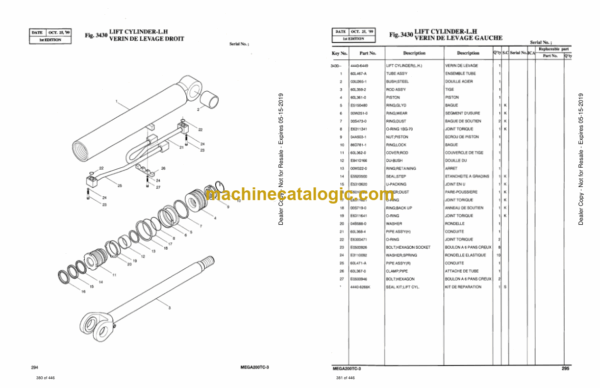 Doosan M200TC-3 Wheel Loader Parts Manual (Serial Number 0001 and Up) - Image 3
