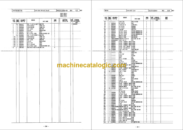 Sumitomo SH330-3, SH330LC-3, SH350HD-3 Hydraulic Excavator Parts Manual (WCL3320-0W) - Image 3