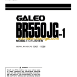 Komatsu BR550JG-1 Galeo Mobile Crusher Operation and Maintenance Manual (SEAM064600T)