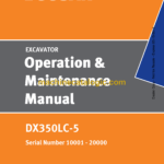 Doosan DX350LC-5 Excavator Operation and Maintenance Manual (Serial Number 10001 - 20000)