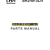 Sumitomo SH240-3, SH240-3LR Hydraulic Excavator Parts Manual (WCL2420-0W)