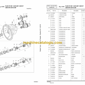 Doosan DX350LC Excavator Parts Manual (Serial Number 5001 and Up)