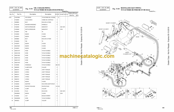 Doosan SSL 460 Skid Steer Loader Parts Manual (Serial Number AM to AQ) - Image 2