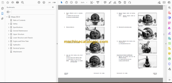 Doosan Mega 250-V Wheel Loader Shop Manual (Serial Number 3001 thru 4000 Tier 1, 4001 Tier 2) - Image 2