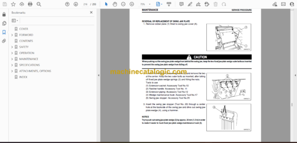 Komatsu BR550JG-1 Galeo Mobile Crusher Operation and Maintenance Manual (SEAM064600T) - Image 2