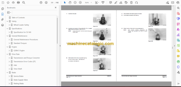 Doosan DL160 Wheel Loader Shop Manual (Serial Number 5001 and Up) - Image 4