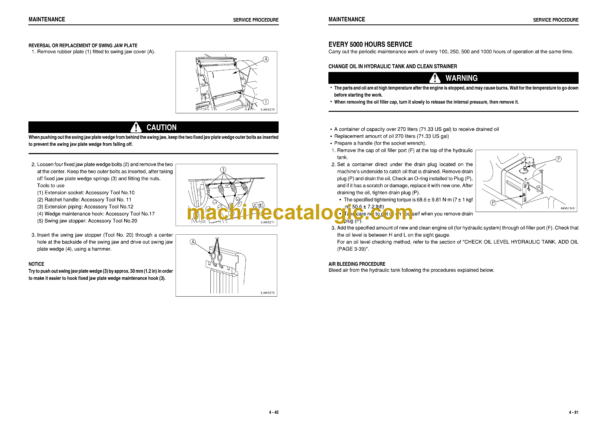 Komatsu BR550JG-1 Galeo Mobile Crusher Operation and Maintenance Manual (SEAM064600T) - Image 3