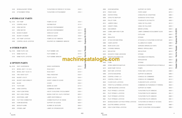 Doosan SSL 460 Skid Steer Loader Parts Manual (Serial Number AM to AQ) - Image 4