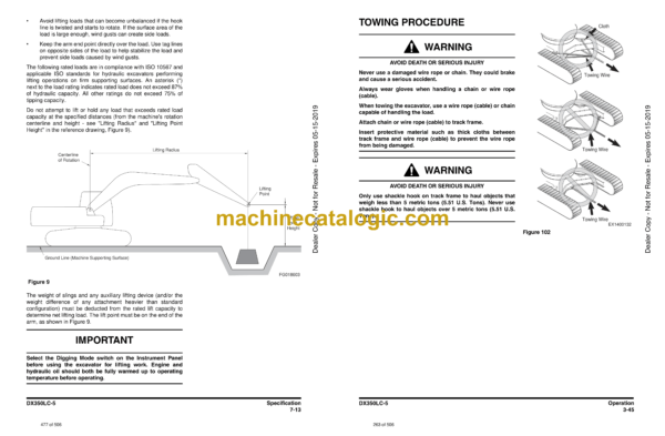Doosan DX350LC-5 Excavator Operation and Maintenance Manual (Serial Number 10001 - 20000) - Image 4