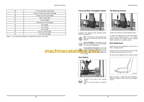Daewoo B15T-5, B18T-5, B20T-5 (AC 36V, 48V) Lift Trucks Operation and Maintenance Manual - Image 4