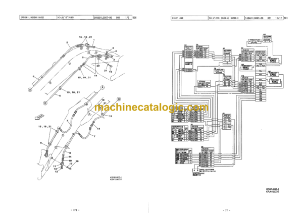 Sumitomo SH240-3, SH240-3LR Hydraulic Excavator Parts Manual (WCL2420-0W) - Image 4