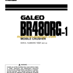 Komatsu BR480RG-1 Galeo Mobile Crusher Operation and Maintenance Manual (SEAM045400T)