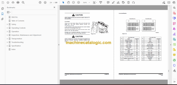 Doosan DX225LL Forestry Machine Excavator Operation and Maintenance Manual (Serial Number 5001 and Up) - Image 2