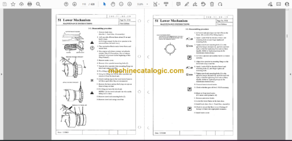 Sumitomo SH120-3 Hydraulic Excavator Shop Manual (WLSM1203-00W) - Image 2