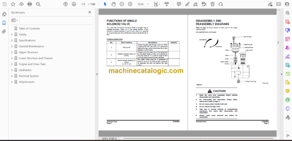 Doosan DX300LC Crawler Excavator Shop Manual (Serial Number 5001 and Up) - Image 2