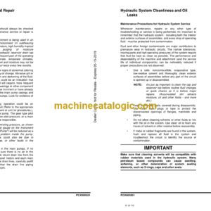 Doosan PCX34, PCX64, PCX114, PCX220 Plate Compactor Shop Manual (B3BJ00101, AZNW00101, AVYD00101, AVYJ00101)