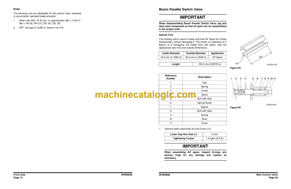 Doosan DX190W Wheeled Excavator Shop Manual (Serial Number 5001 thru 5408) - Image 4
