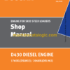 Doosan D430 Diesel Engine Skid Steer Loaders Shop Manual (SB4035E00)