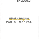 Sumitomo SH200, S200LC Hydraulic Excavator Parts Manual (WCL2000-0W)
