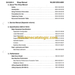 Sumitomo SH125X-3, SH135X-3 Hydraulic Excavator Shop Manual (WLSM125X3-00W)