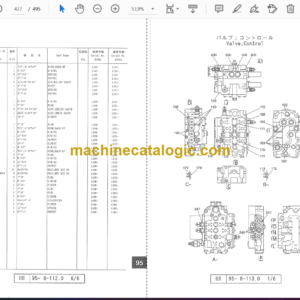 Sumitomo SH200, S200LC Hydraulic Excavator Parts Manual (WCL2000-0W)