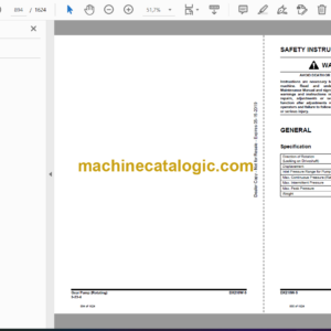 Doosan DX210W-5 Wheeled Excavator Shop Manual (Serial Number 1001 and Up)