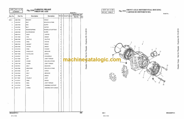 Doosan M200TC-3 Wheel Loader Parts Manual (Serial Number 0001 and Up) - Image 4