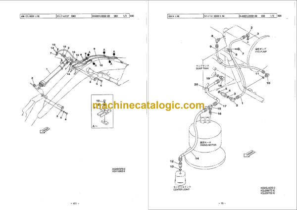 Sumitomo SH330-3, SH330LC-3, SH350HD-3 Hydraulic Excavator Parts Manual (WCL3320-0W) - Image 4