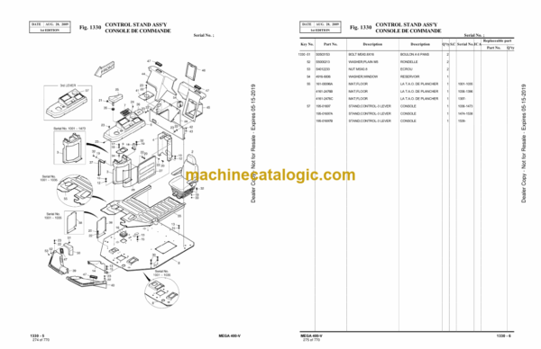Doosan M400-V Wheel Loader Parts Manual (Serial Number 1001 to 3000) - Image 3