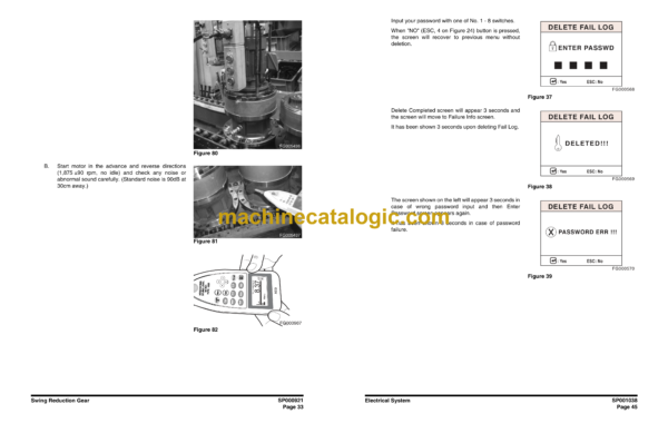 Doosan DX140 Crawler Excavator Shop Manual (Serial Number 5001 and Up) - Image 4