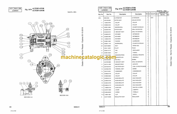 Doosan Solar 330LC-V Excavator Parts Manual (Serial Number 0001 and Up) - Image 4