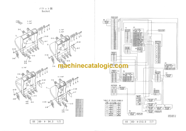 Sumitomo SH200, S200LC Hydraulic Excavator Parts Manual (WCL2000-0W) - Image 4