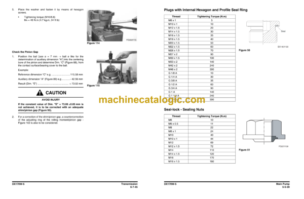 Doosan DX170W-5 Wheeled Excavator Shop Manual (Serial Number 1001 and Up) - Image 3