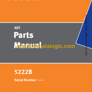 Doosan 5222B Articulated Dump Truck Parts Manual